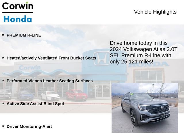 Used 2024 Volkswagen Atlas SEL Premium R-Line image 6