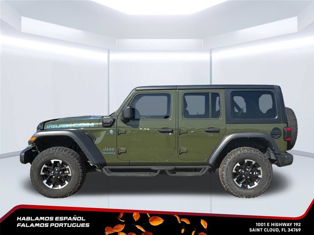 Used 2024 Jeep Wrangler Unlimited Rubicon 4xe w/ Technology Group AWD/4WD image 3