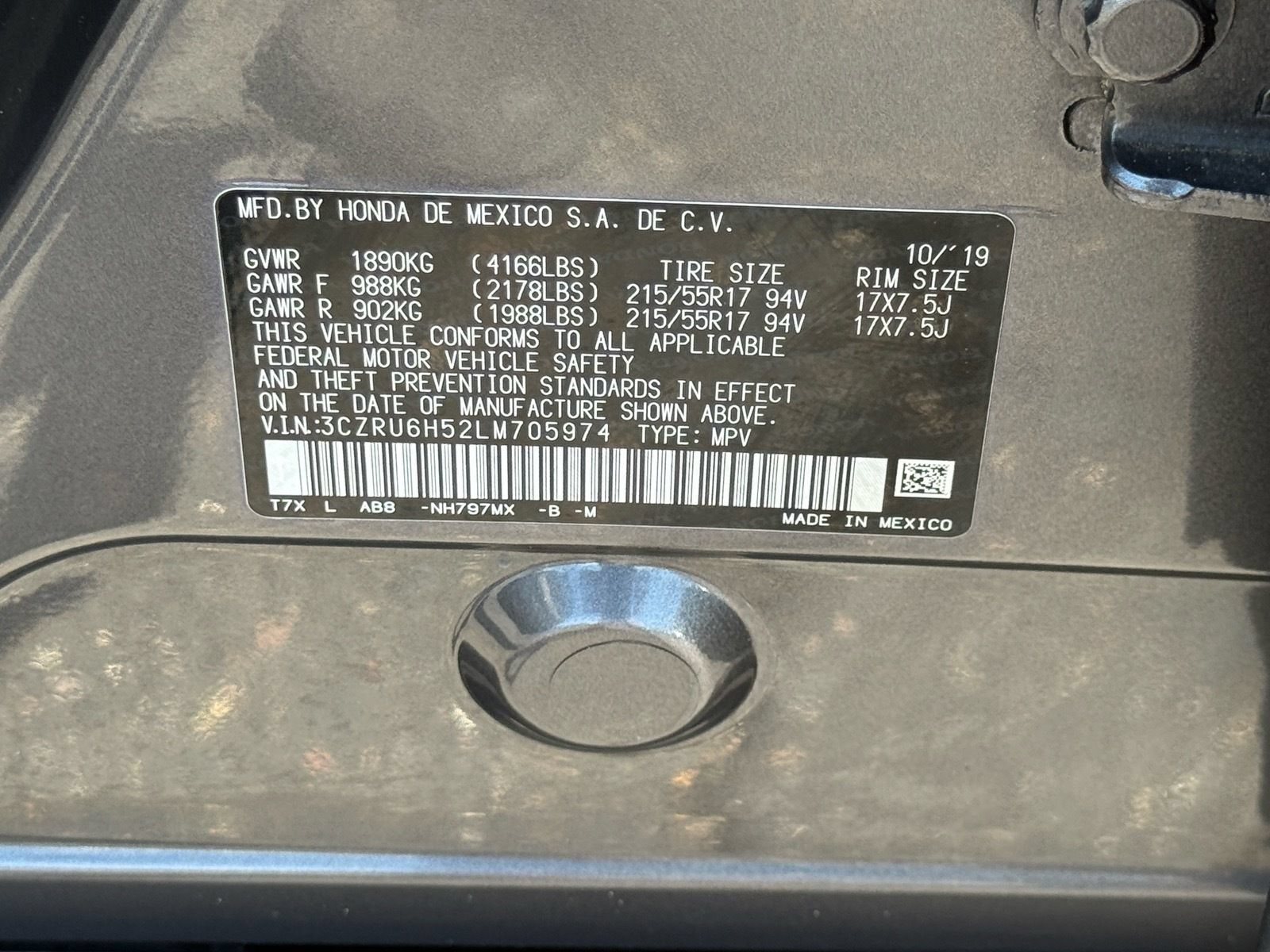 Used 2020 Honda HR-V EX image 33