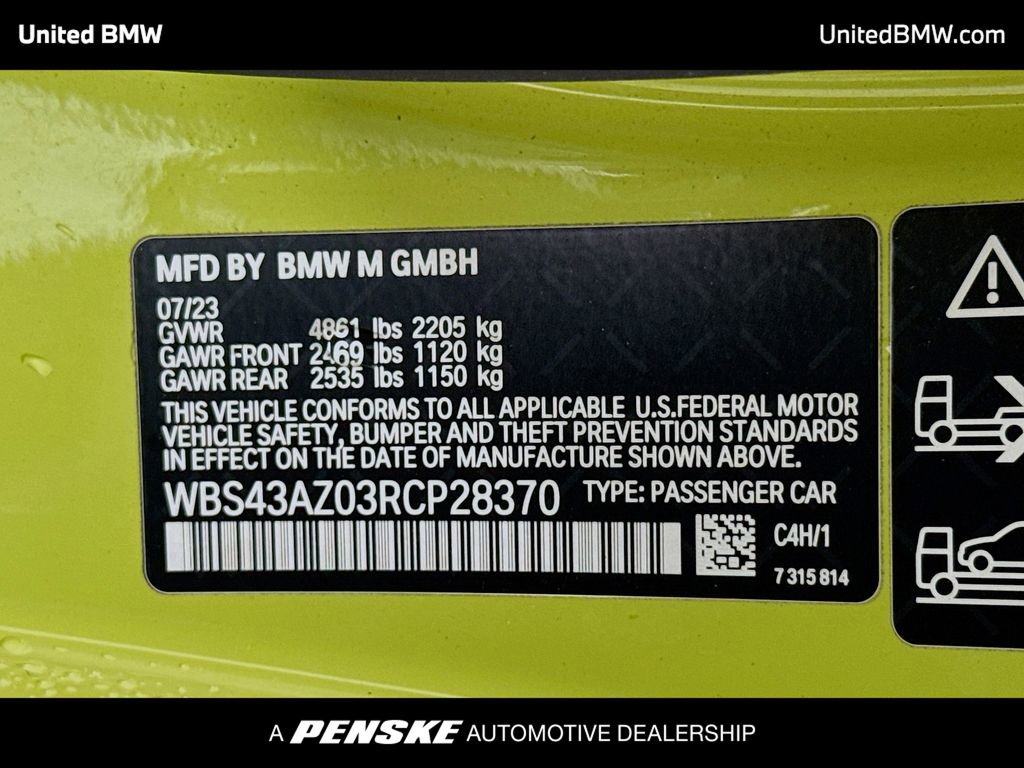 Used 2024 BMW M4 xDrive Competition image 14