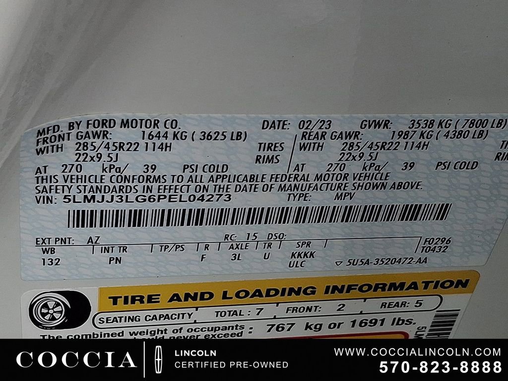 Certified 2023 Lincoln Navigator L Reserve AWD/4WD image 26