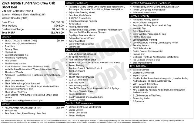 Used 2024 Toyota Tundra SR5 AWD/4WD image 35