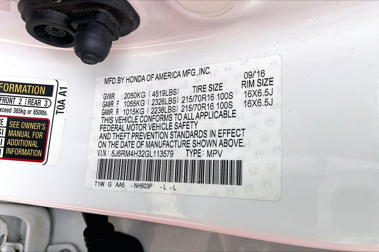 Used 2016 Honda CR-V LX image 36