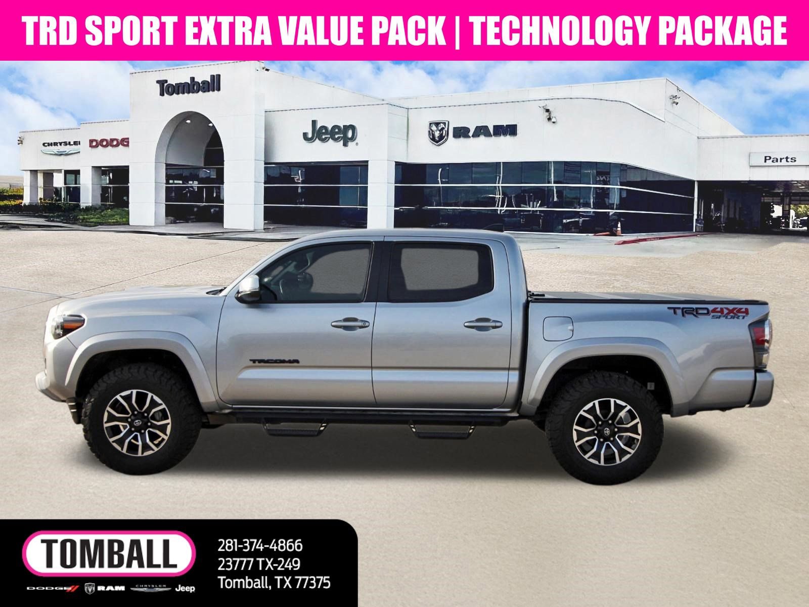 Used 2022 Toyota Tacoma TRD Sport w/ Technology Package image 4