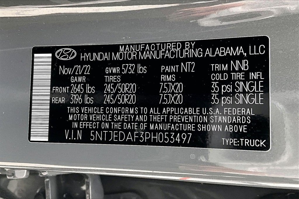 Used 2023 Hyundai Santa Cruz Limited image 20