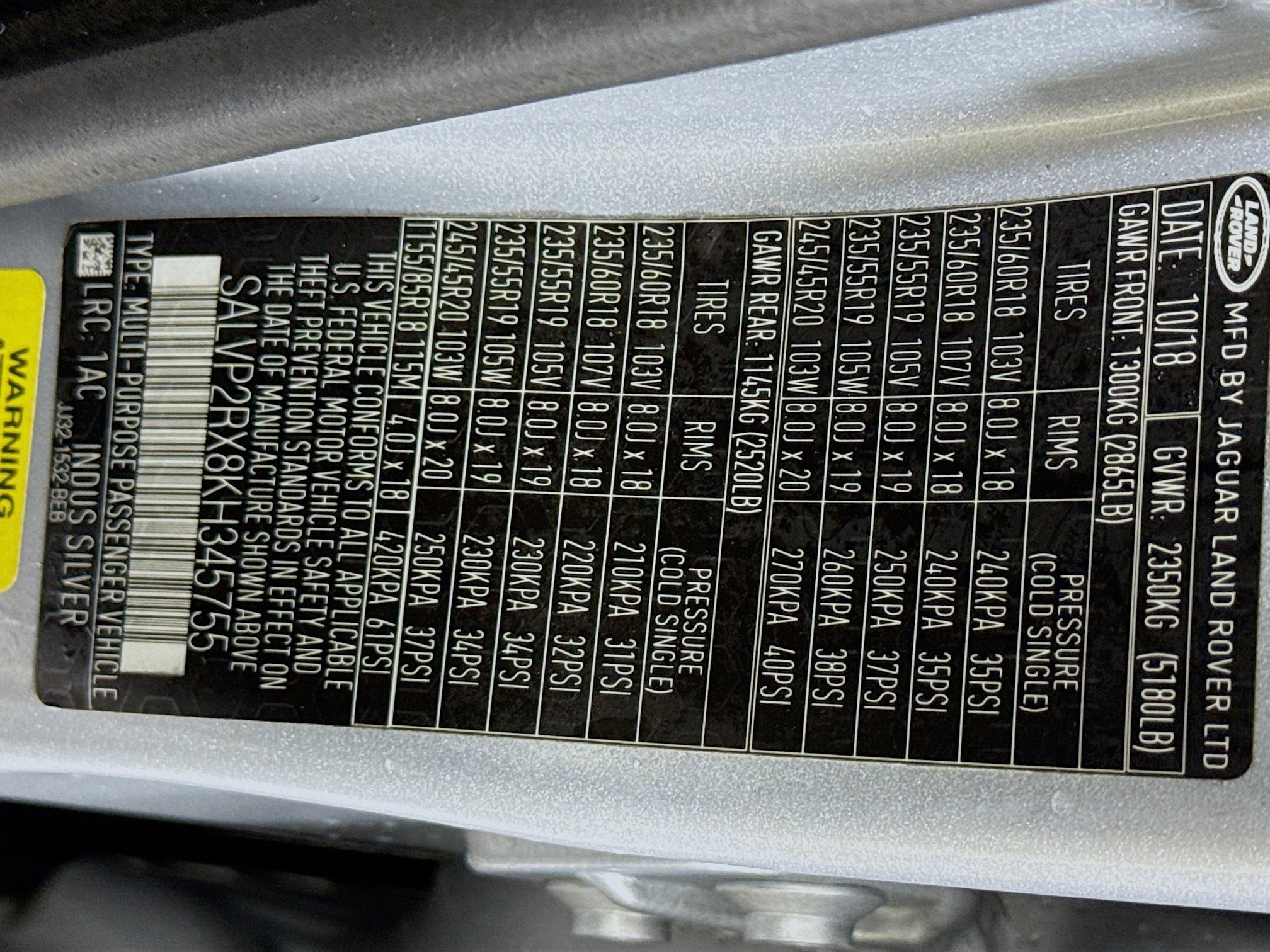 Used 2019 Land Rover Range Rover Evoque SE image 40