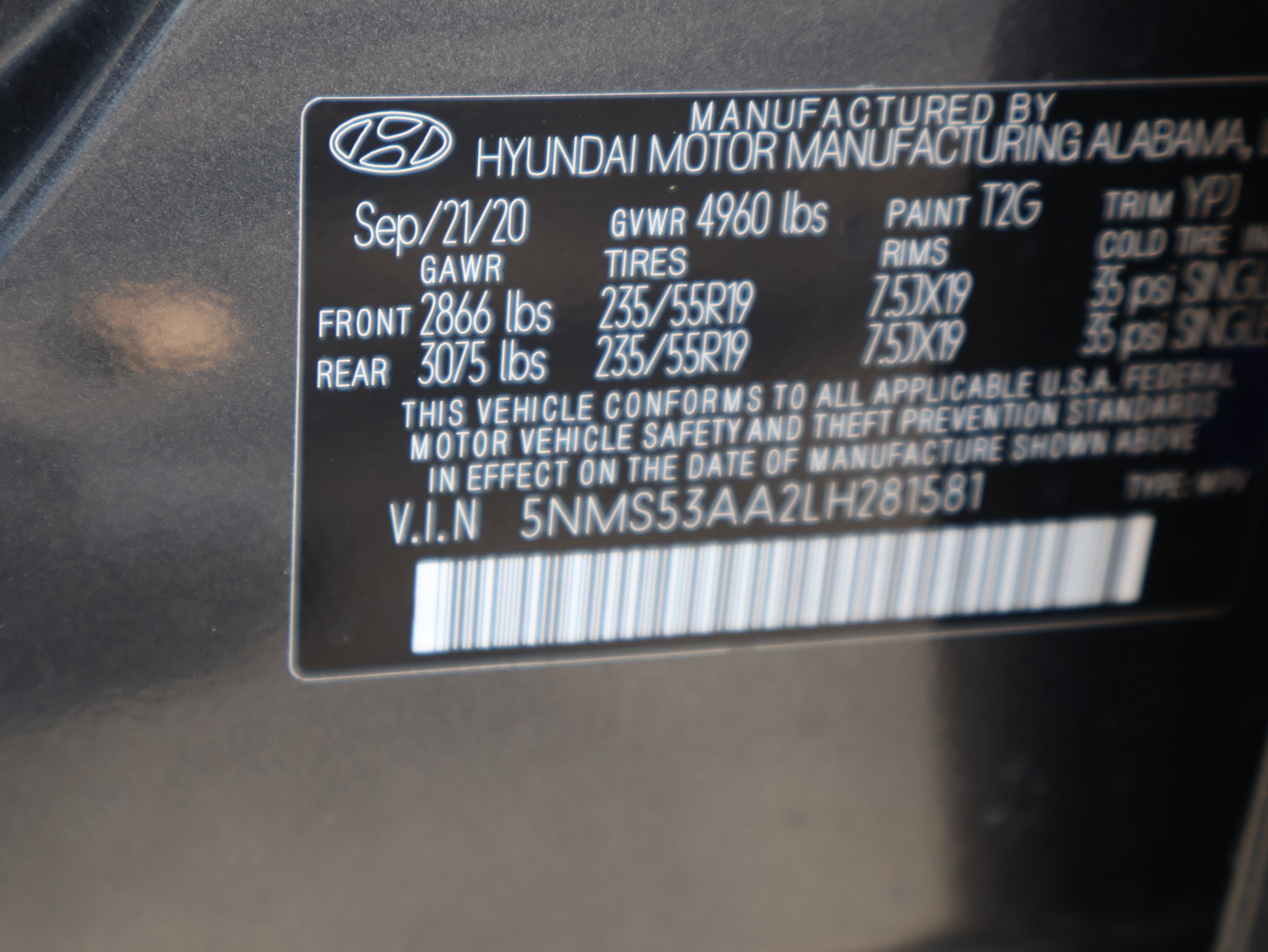 Used 2020 Hyundai Santa Fe Limited image 44