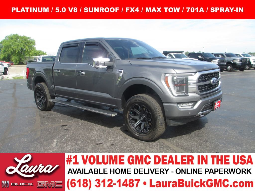 Used 2021 Ford F150 Platinum w/ Equipment Group 701A High AWD/4WD image 1