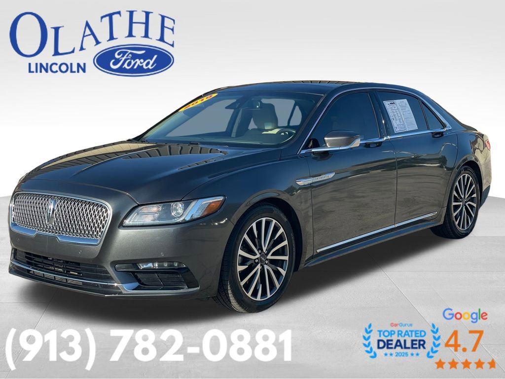 Used 2019 Lincoln Continental Select w/ Continental Climate Package