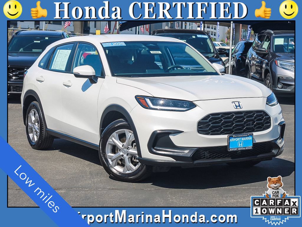 Certified 2025 Honda HR-V LX