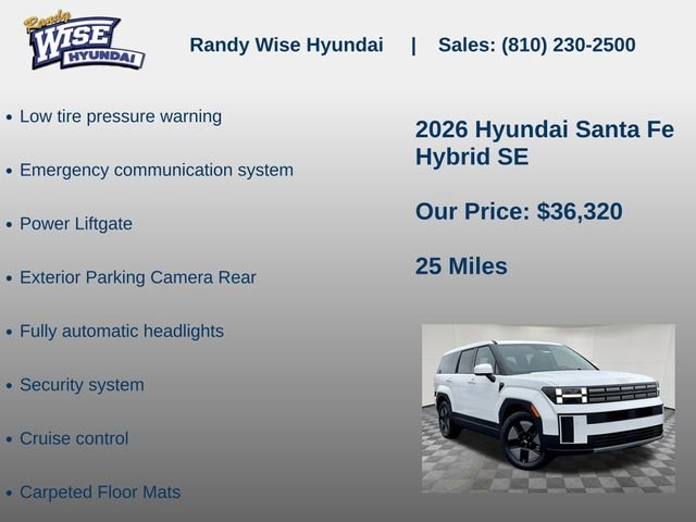 New 2026 Hyundai Santa Fe SE FWD image 10