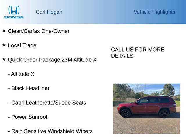 Used 2024 Jeep Grand Cherokee L Altitude AWD/4WD image 6