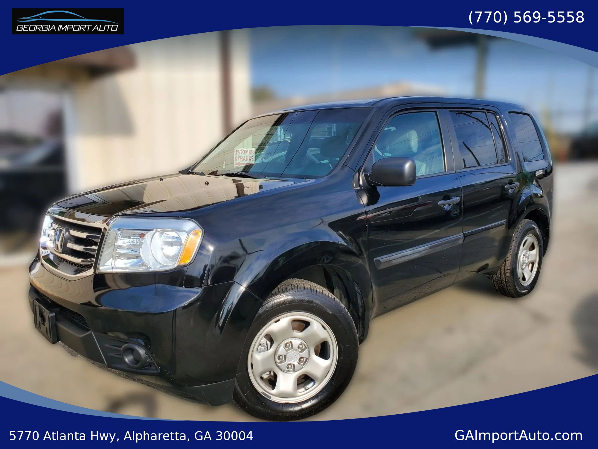 Used 2013 Honda Pilot LX