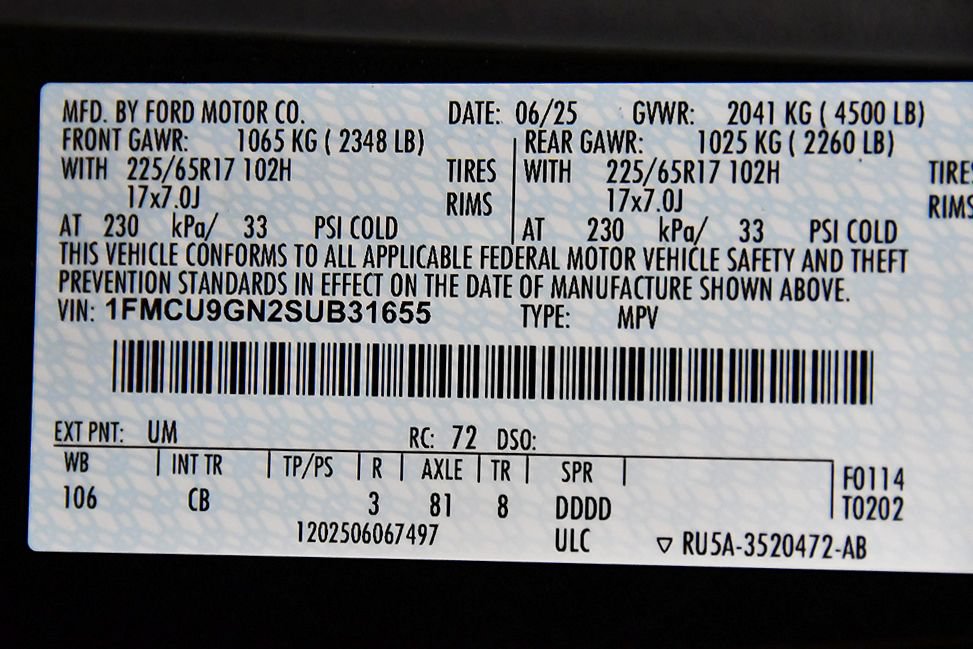 Used 2025 Ford Escape Active AWD/4WD image 15