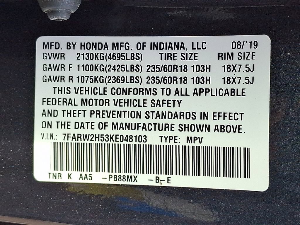 Used 2019 Honda CR-V EX image 28