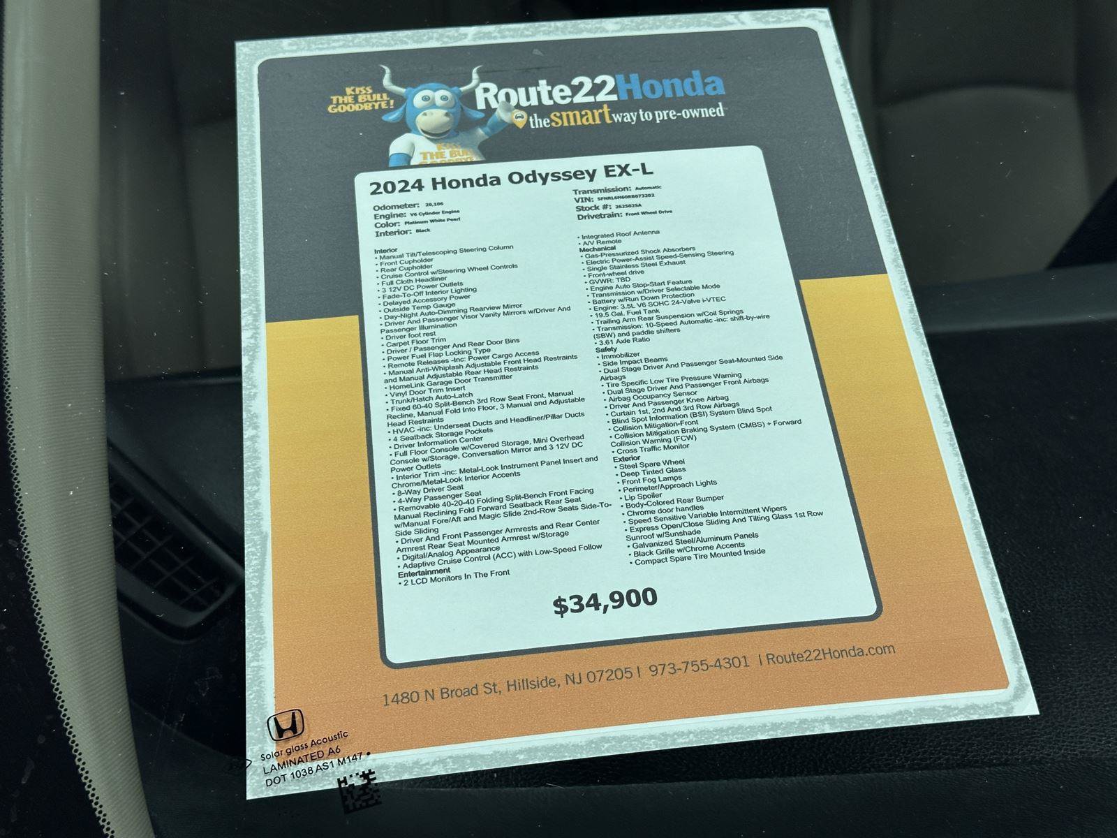 Used 2024 Honda Odyssey EX-L image 37