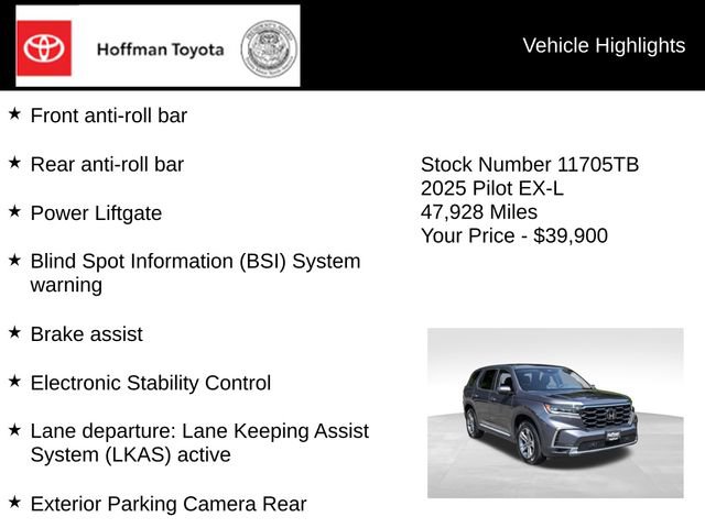 Used 2025 Honda Pilot EX-L image 25