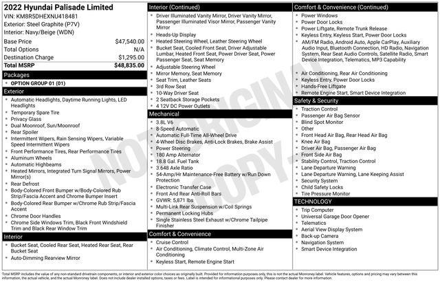 Used 2022 Hyundai Palisade Limited image 15