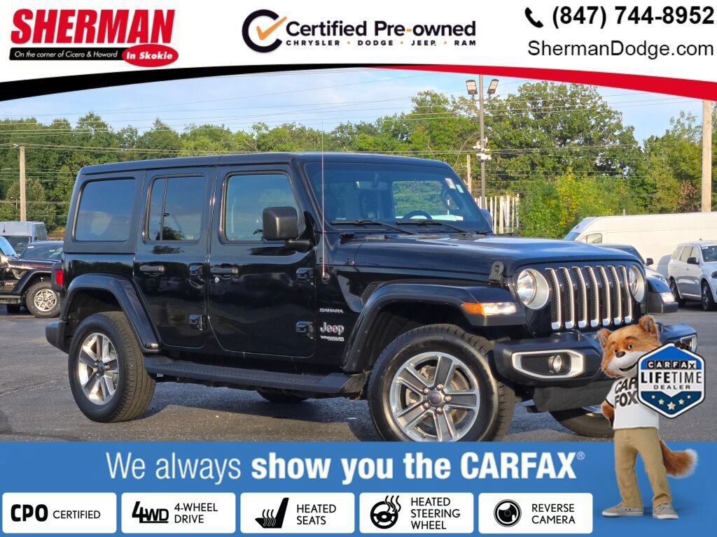 Certified 2019 Jeep Wrangler Unlimited Sahara