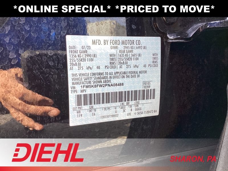 Used 2023 Ford Explorer Limited w/ Hybrid Equipment Group 310A AWD/4WD image 26