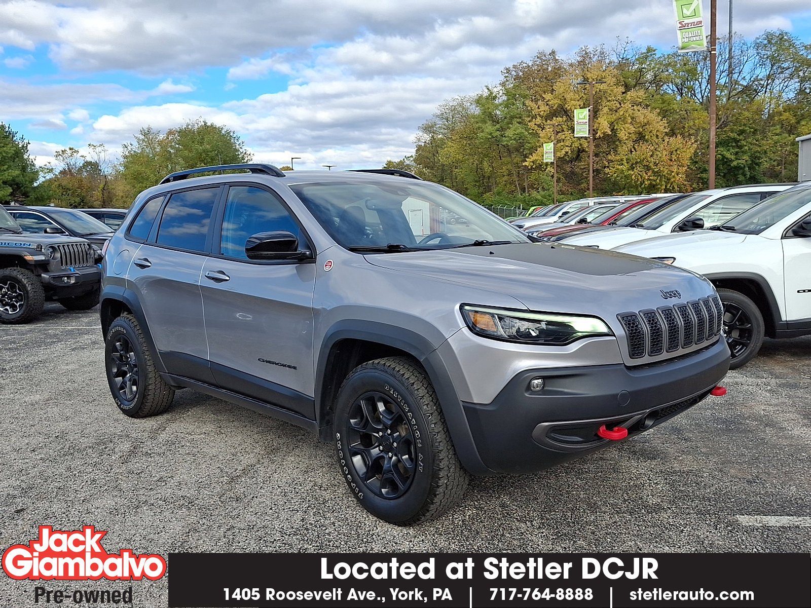 Certified 2022 Jeep Cherokee Trailhawk w/ Premium Leather Package