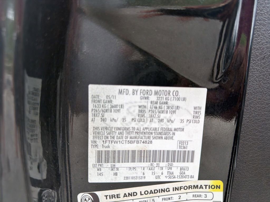 Used 2011 Ford F150 Lariat w/ Lariat Plus Pkg RWD image 13
