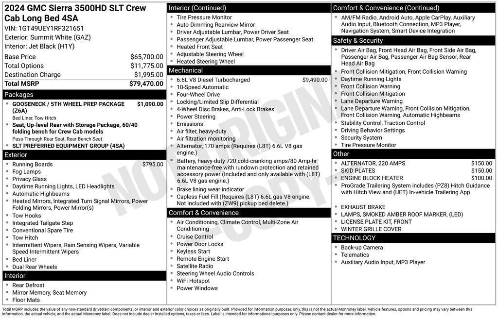 Used 2024 GMC Sierra 3500 SLT image 28