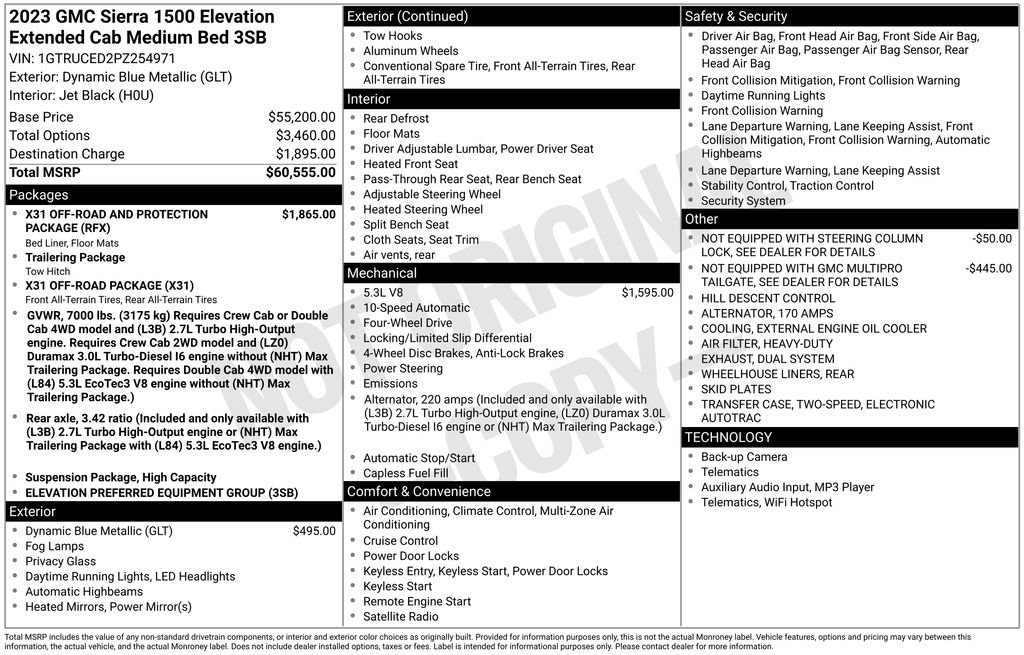 Used 2023 GMC Sierra 1500 Elevation image 2