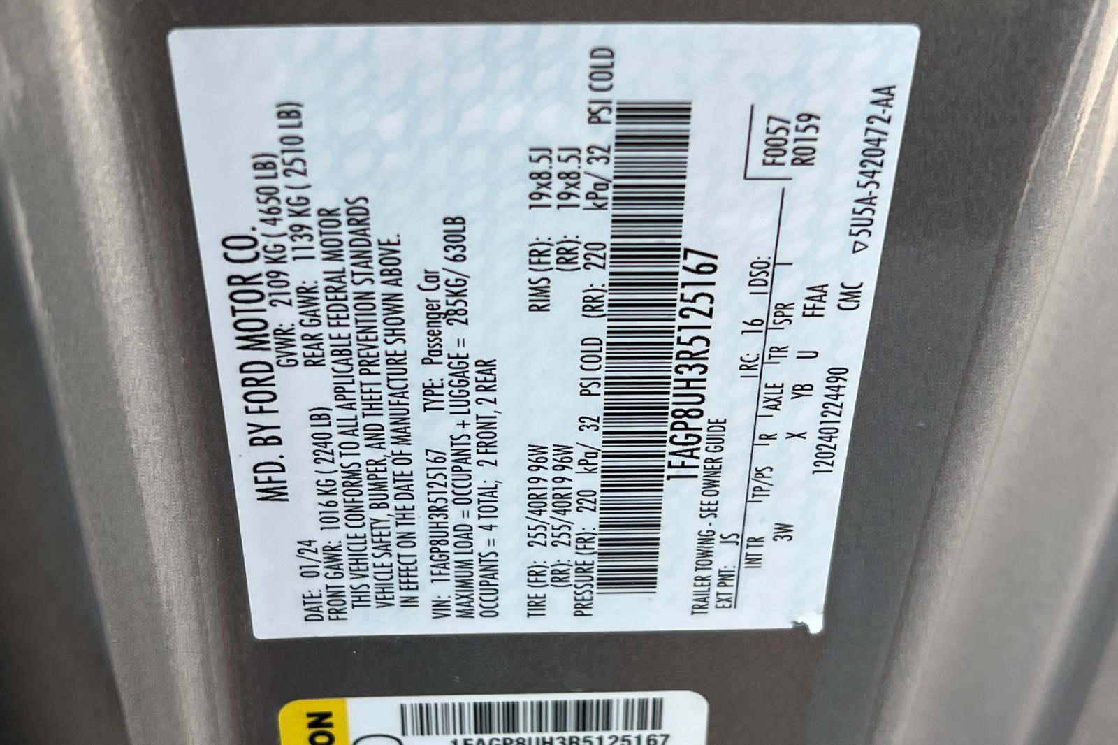 Used 2024 Ford Mustang Premium w/ Wheel & Stripe Package image 29