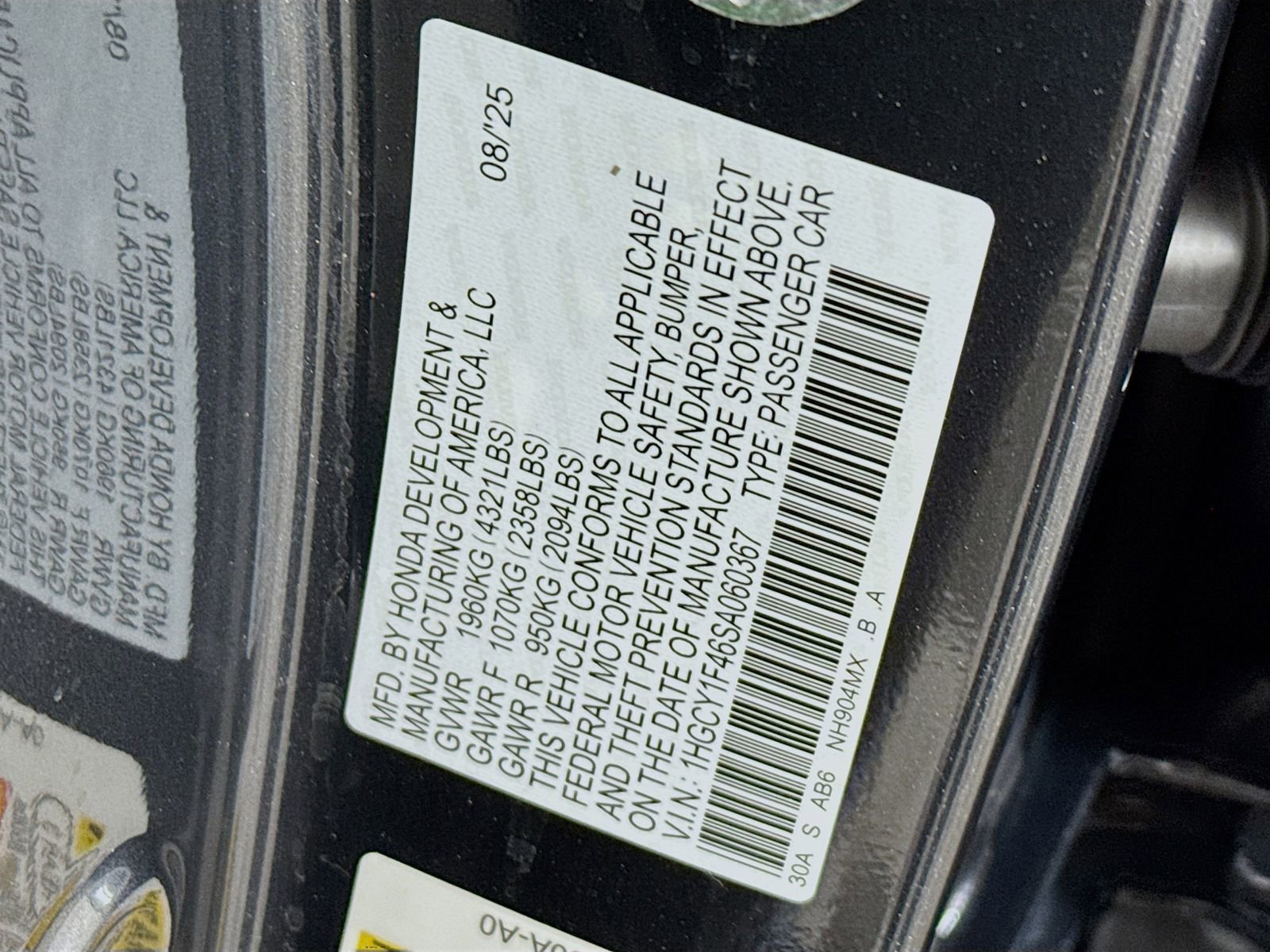 Used 2025 Honda Accord SE image 19