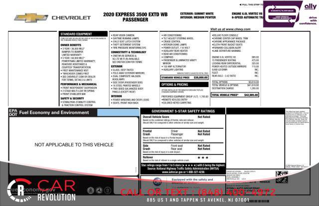 Used 2020 Chevrolet Express 3500 LT w/ LT Preferred Equipment Group image 12