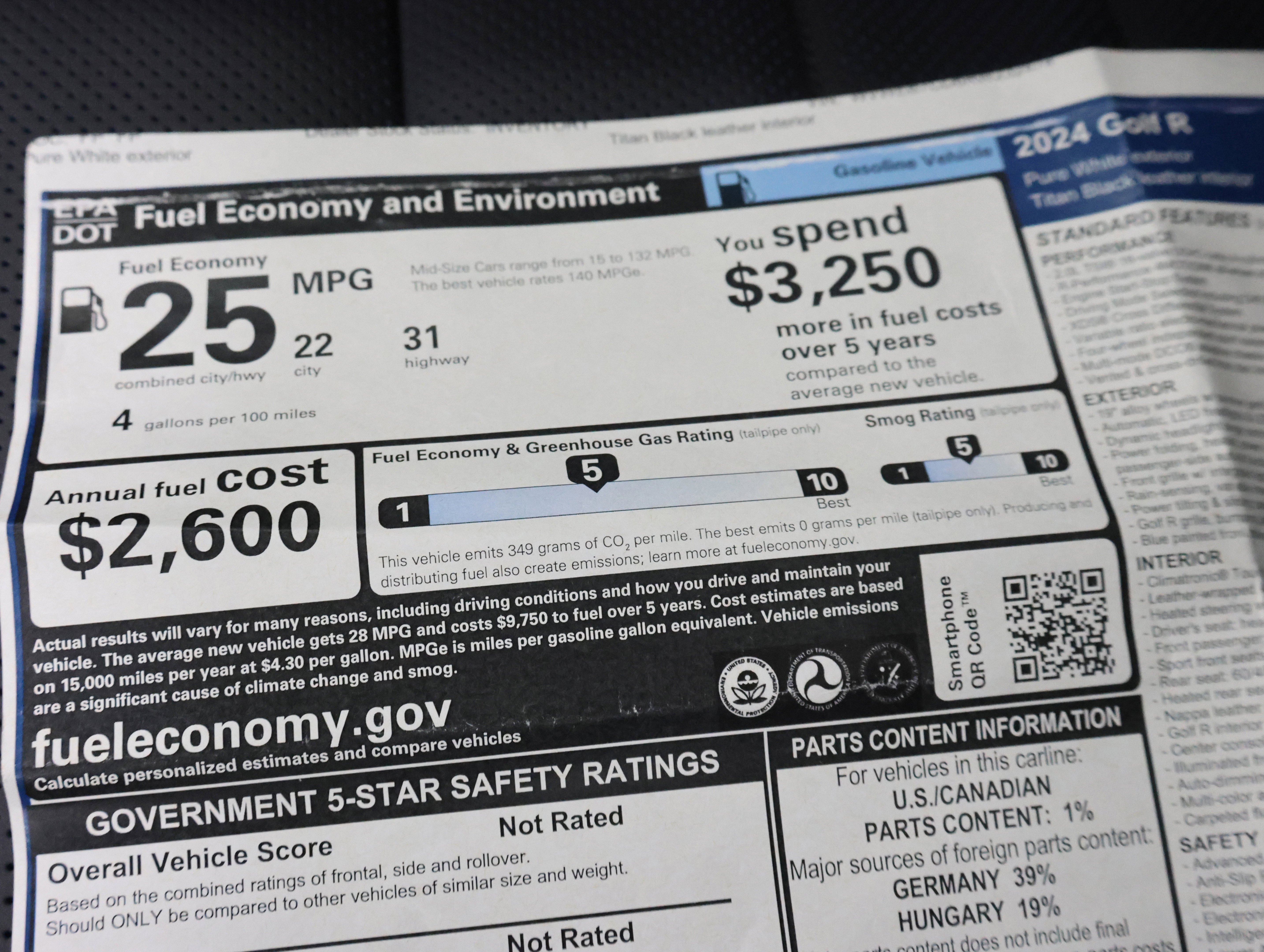 Used 2024 Volkswagen Golf R image 60