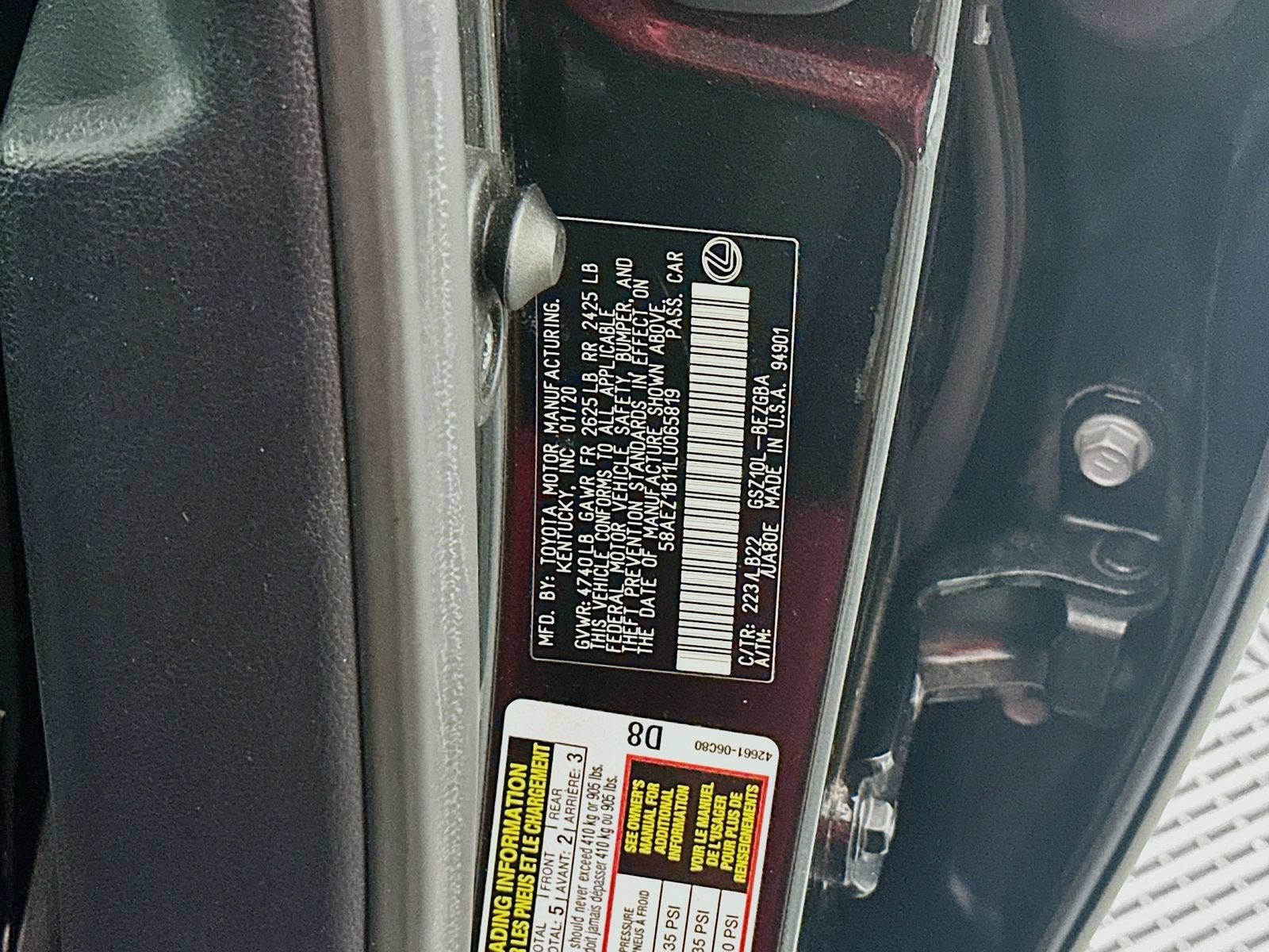 Used 2020 Lexus ES 350 w/ Accessory Package 2 FWD image 32