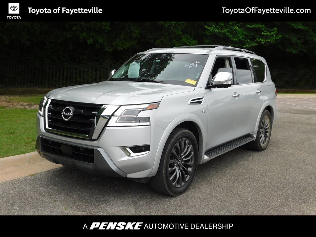 Used 2021 Nissan Armada Platinum w/ Captain's Chairs Package
