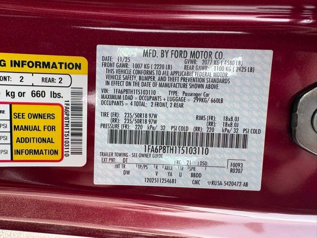 New 2026 Ford Mustang Coupe image 30