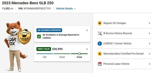 Certified 2023 Mercedes-Benz GLB 250 image 3