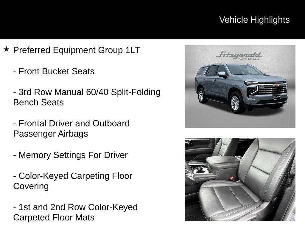 Used 2025 Chevrolet Tahoe LT image 9