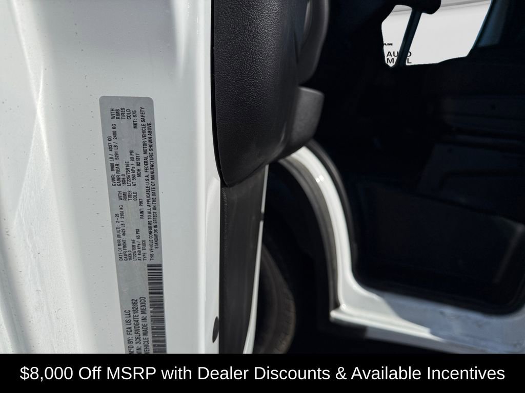 New 2026 RAM ProMaster 2500 FWD image 24