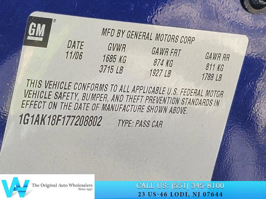 Used 2007 Chevrolet Cobalt LS w/ Enhanced Safety Package FWD image 20