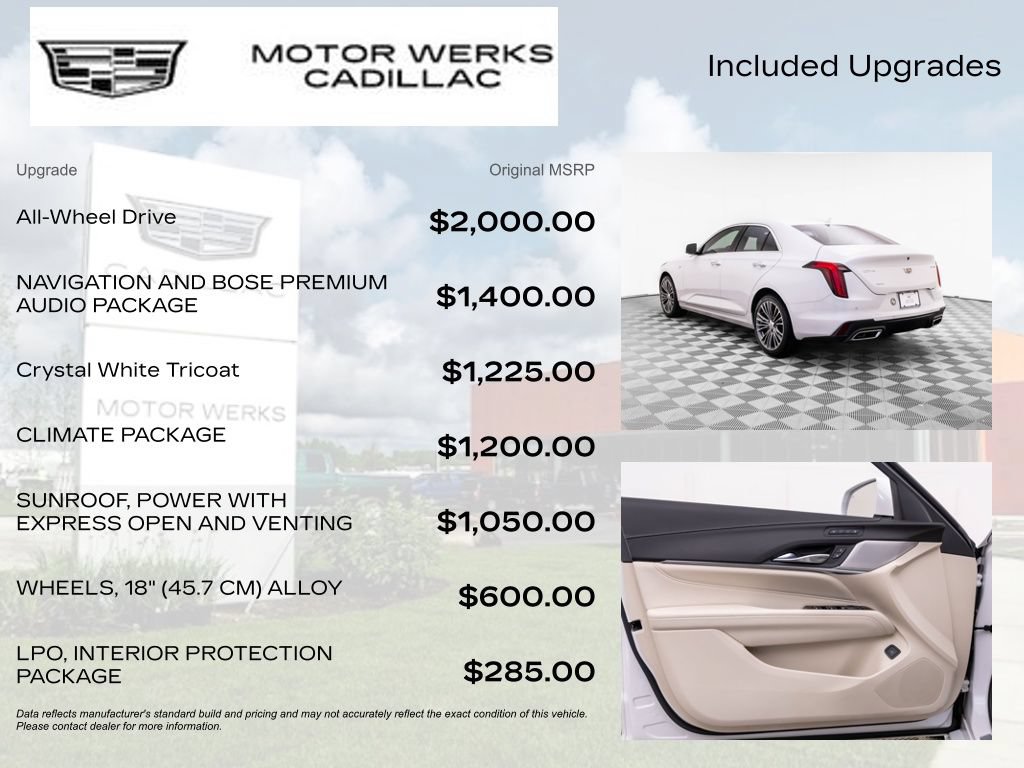 Certified 2023 Cadillac CT4 Premium Luxury AWD/4WD image 8