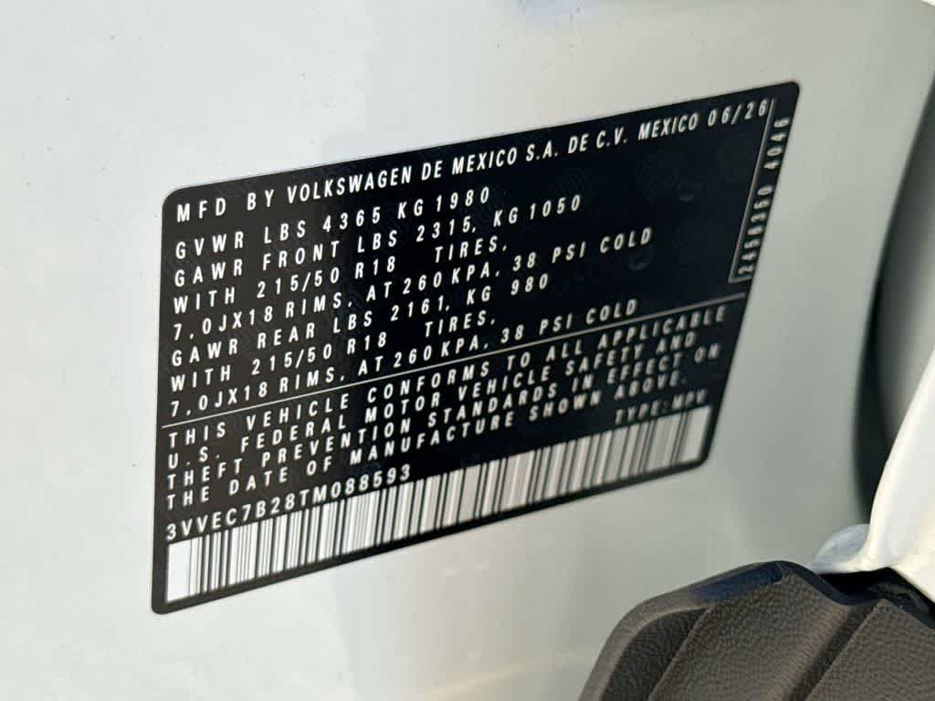 New 2026 Volkswagen Taos SE FWD image 29