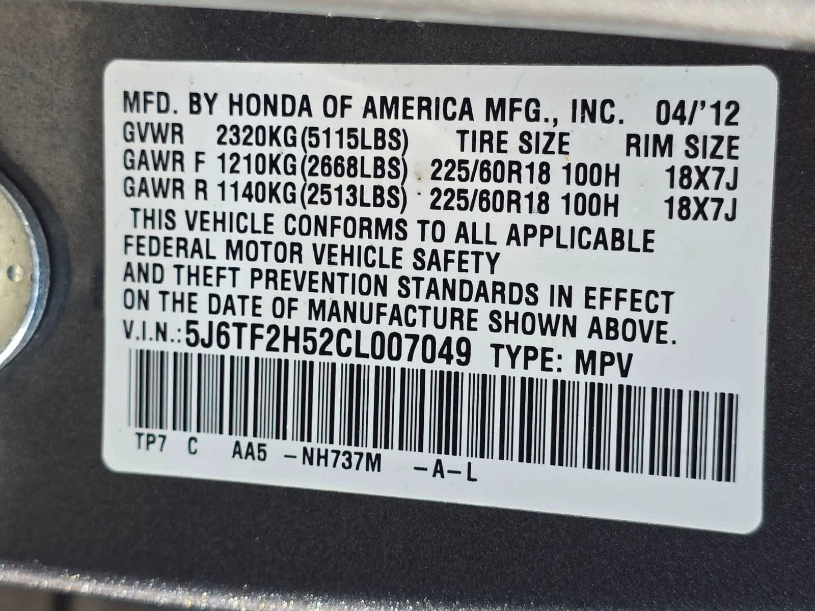 Used 2012 Honda Crosstour EX-L image 31