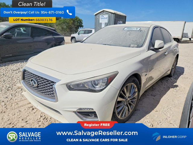 Used 2018 INFINITI Q50 Luxe w/ Cargo Package (L95)