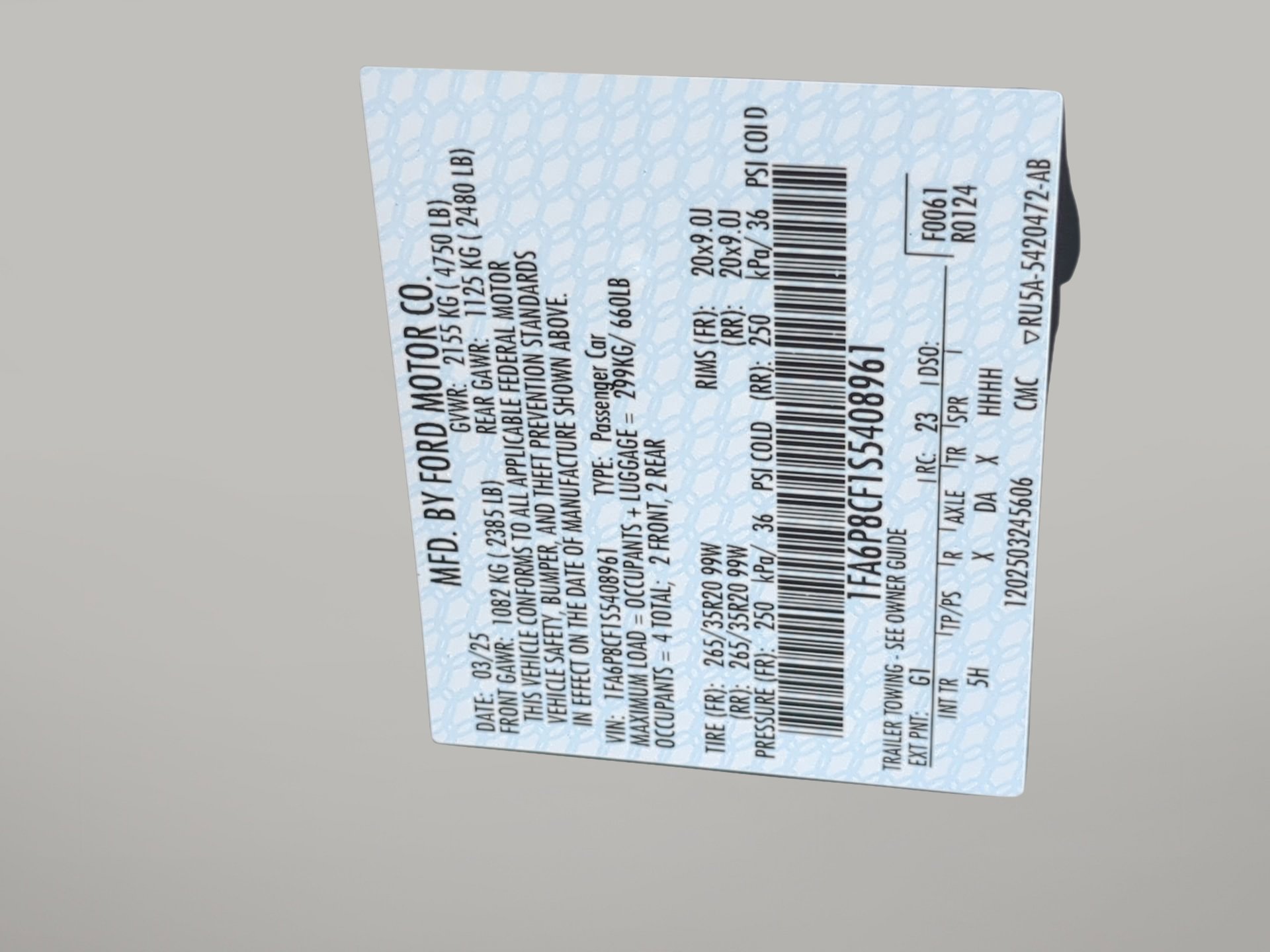 Certified 2025 Ford Mustang GT Premium image 64