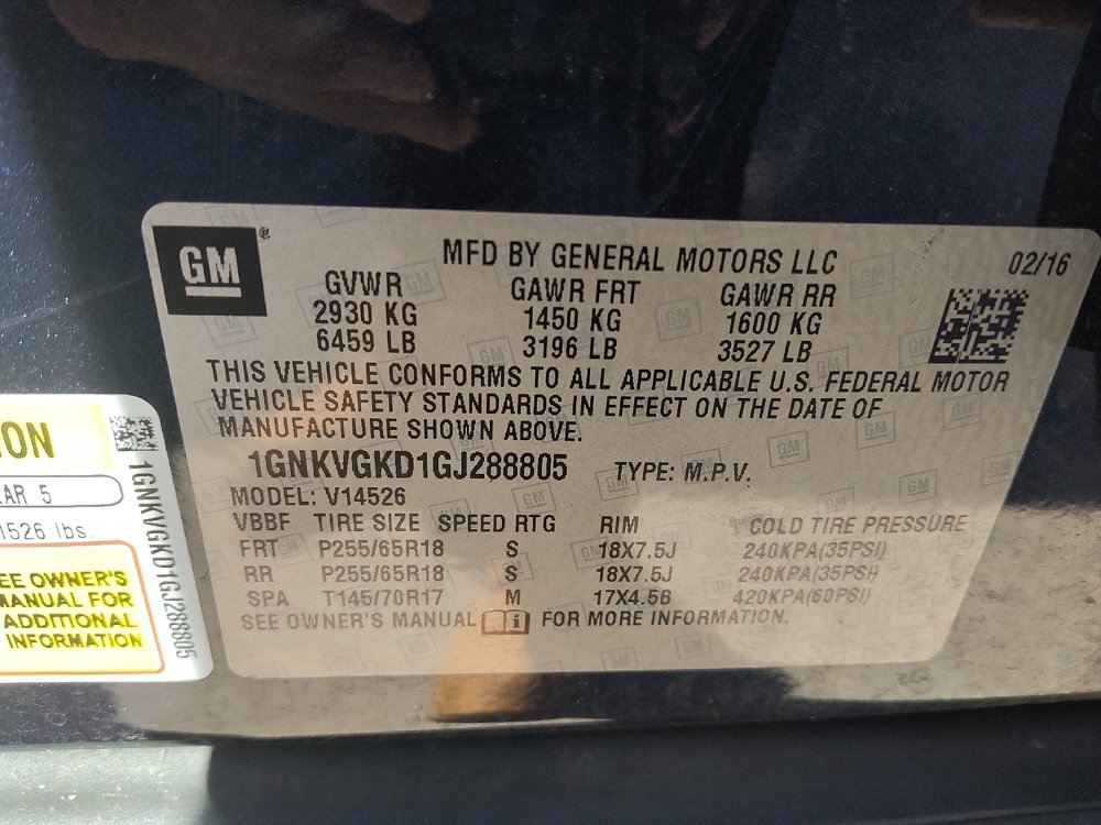 Used 2016 Chevrolet Traverse LT w/ Traveler's Package image 33