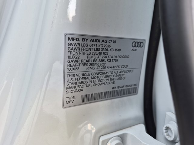 Used 2020 Audi Q8 Premium Plus w/ Premium Plus Package AWD/4WD image 27