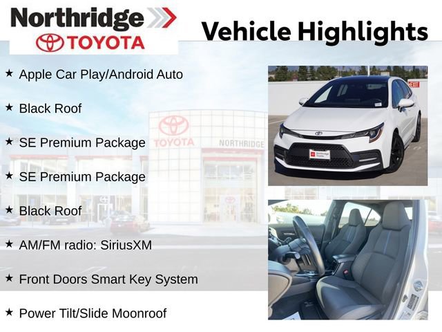Used 2022 Toyota Corolla SE w/ SE Premium Package image 2