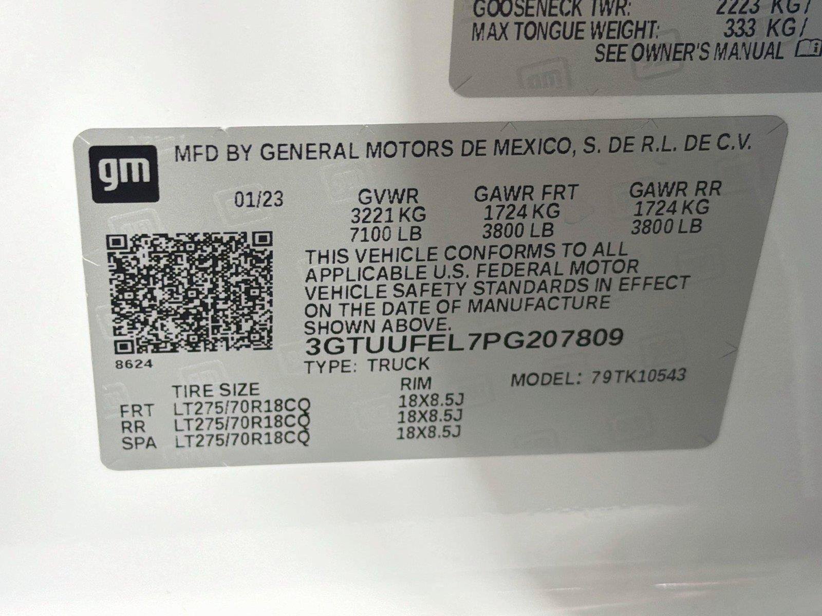 Used 2023 GMC Sierra 1500 AT4X AWD/4WD image 42