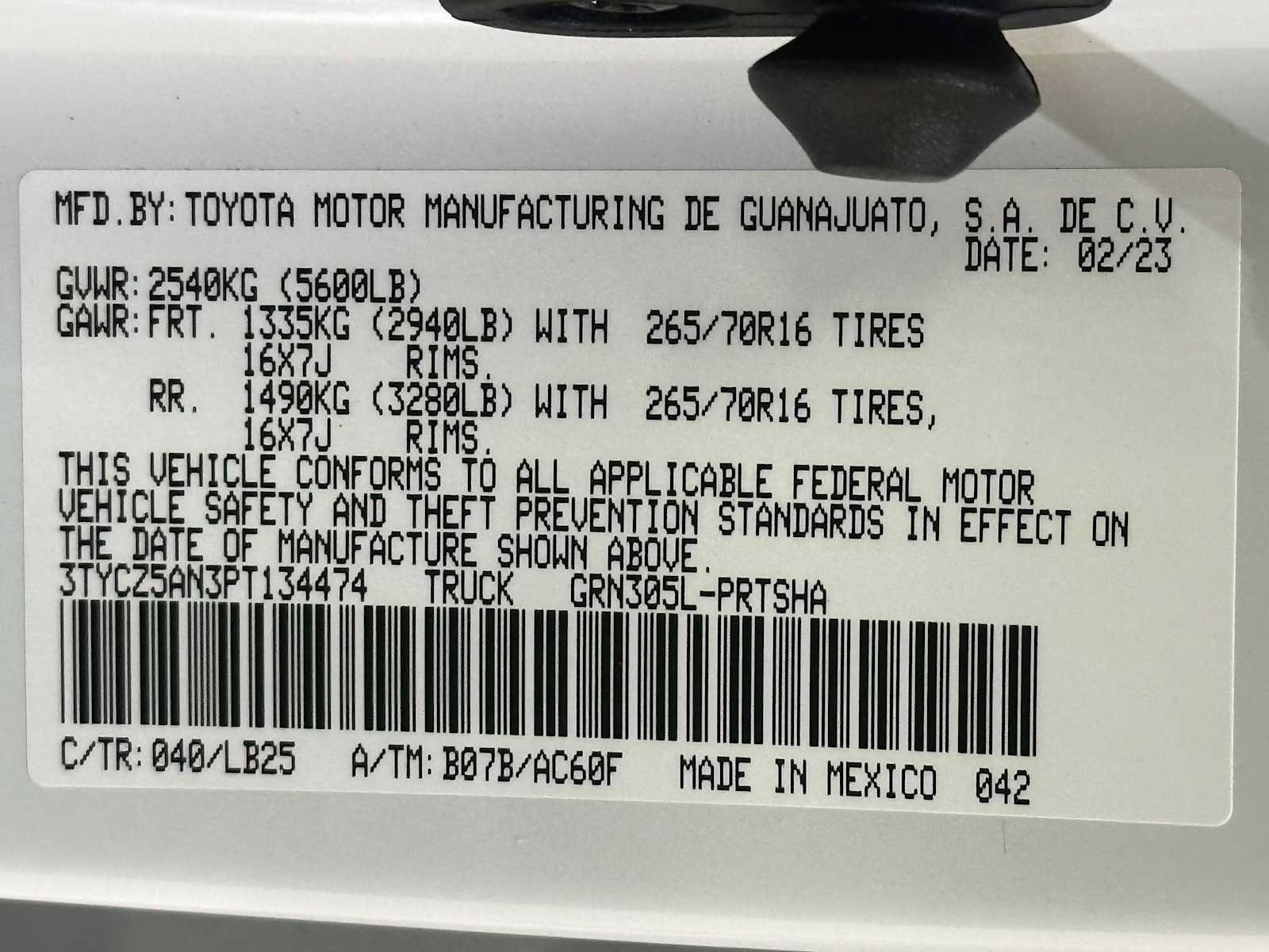Certified 2023 Toyota Tacoma TRD Pro AWD/4WD image 31