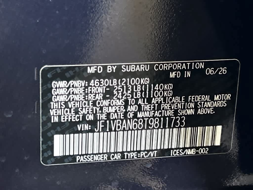 New 2026 Subaru WRX Limited AWD/4WD image 22
